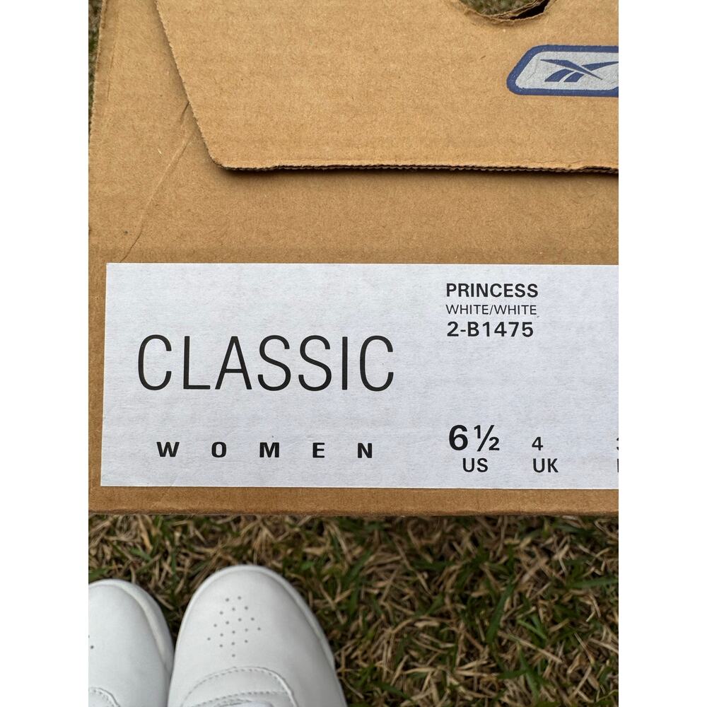 Reebok Classic Princess White 2-B1475 Size 6.5 NIB - Picture 4 of 5